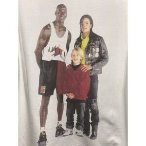 90s Pop Culture Trio Photo Graphic Tee White Comfort Colors Size L